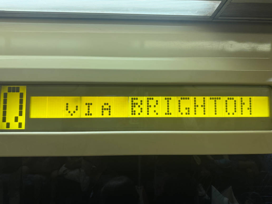 R46 Led Sign R46 side destination sign by HarmonySugarMaple on DeviantArt