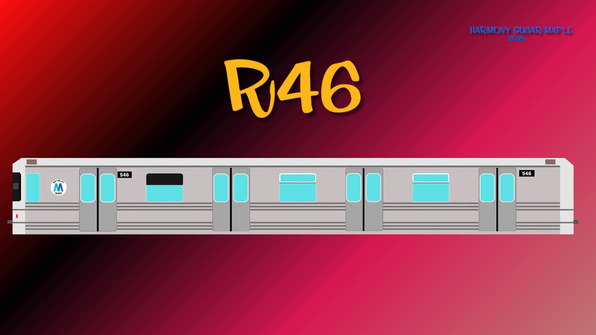 Deviantart R46 F Train Old R46 GOH side view by HarmonySugarMaple on DeviantArt