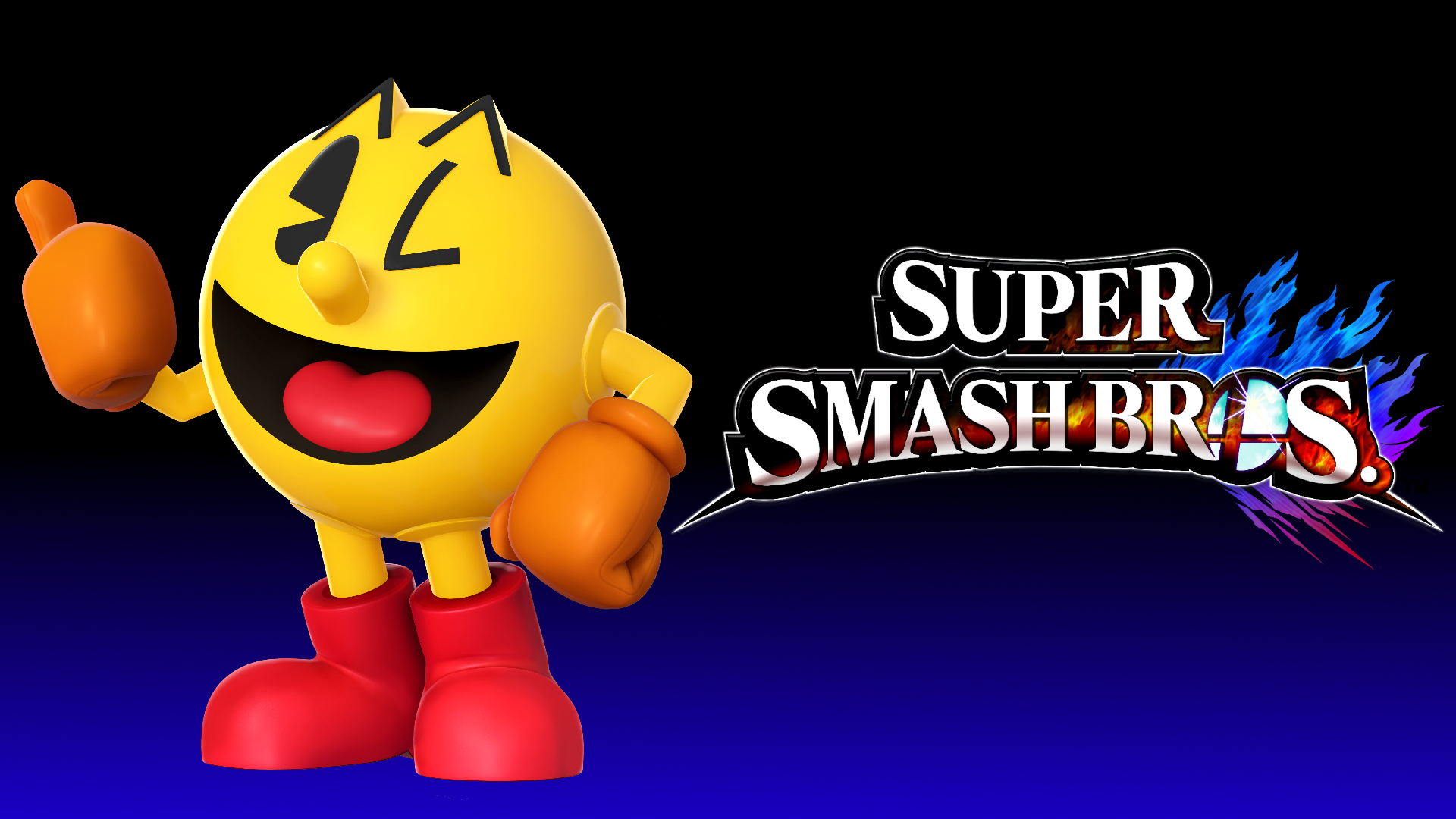 Super Smash Bros 4 Pacman