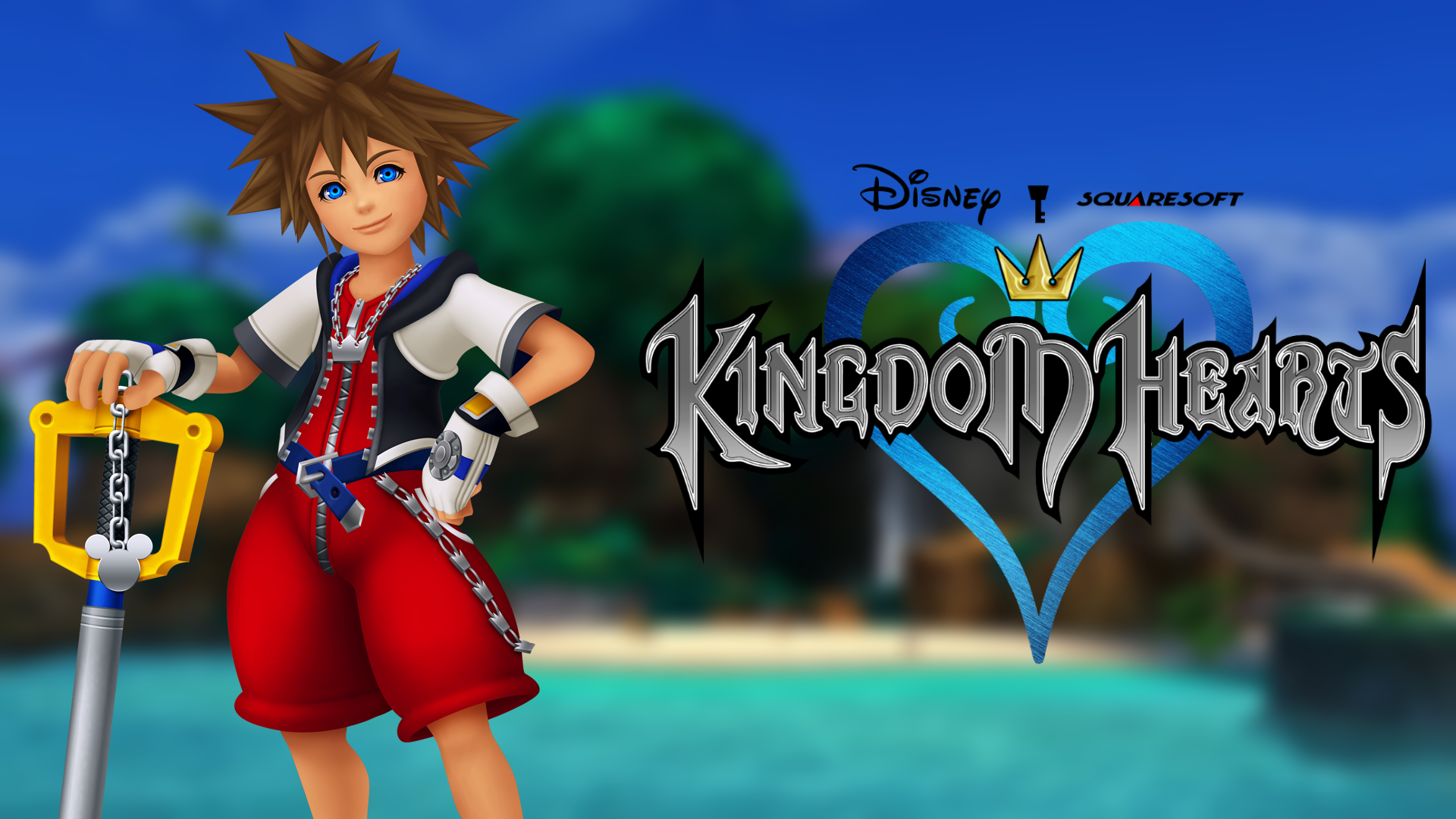 Kingdom Hearts Wallpaper KH1 Sora by TheWolfGalaxy on DeviantArt
