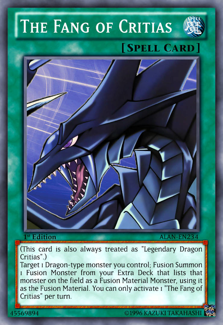 yugioh the fang of critias deck card Yugioh - The Fang of Critias YuGiOh : DRL2-EN006 1st Ed
