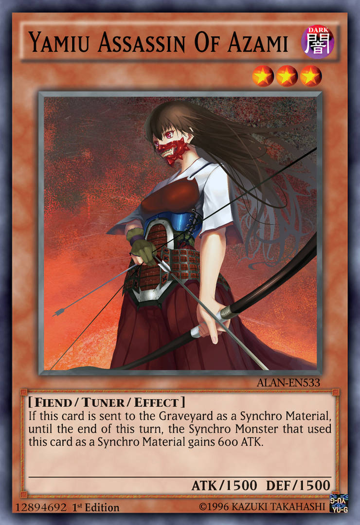 Yamiu Assassin Of Azami by AlanMac95 on DeviantArt