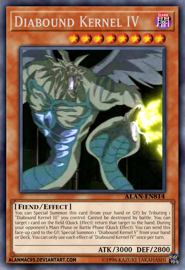 yugioh diabound card Yu-Gi-Oh! Single LED5-EN008 Kernel (Common) may be 1st or Unlimited Edition Kernel Diabound - Yugioh
