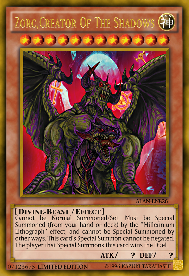 yugioh dark master zorc deck Amazon.com: Yu-Gi-Oh! - - (CP02-EN010) - Champion Pack Game 2 - Promo Edition ZORC APPEARS SKILL!! DARK MASTER