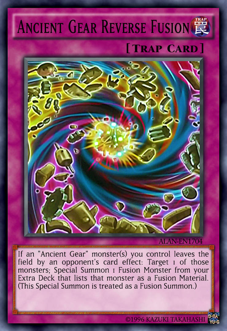 yugioh ancient gear trap cards Ancient Gear Gadjiltron Dragon (Oversized) (Machine Madness) [SD10-EN0 TokenMTG You can only use this effect of Ancient Gear Dragon once per turn. Ancient Gear Reverse Fusion by