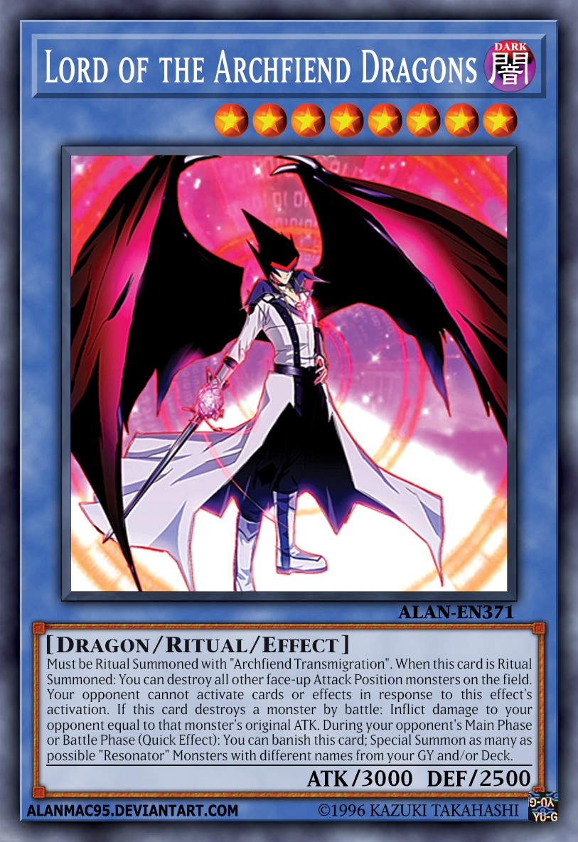 Lord of the Archfiend Dragons