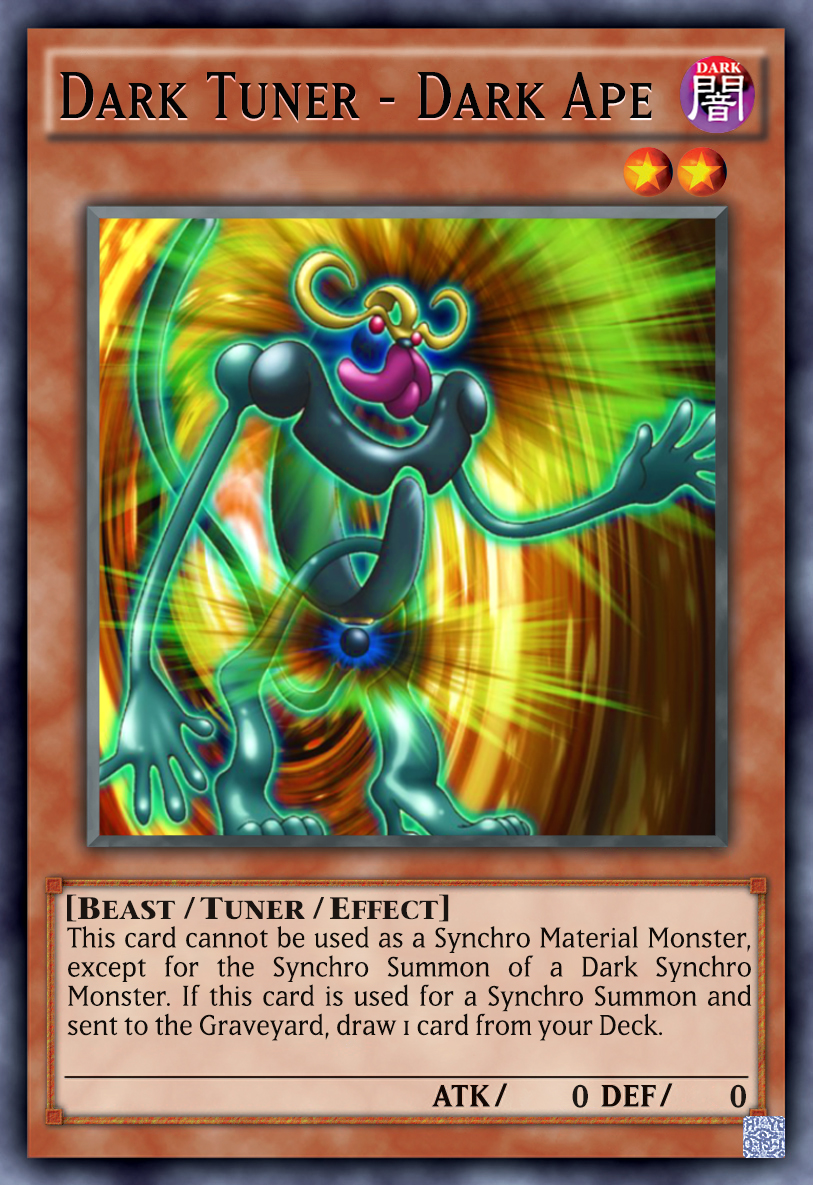 yugioh dark tuner cards Yu-Gi-Oh! - Resonator (TDGS-EN010) - The Duelist Genesis - Unlimited Edition guaranteed authentic card Dark Tuner - Dark Ape