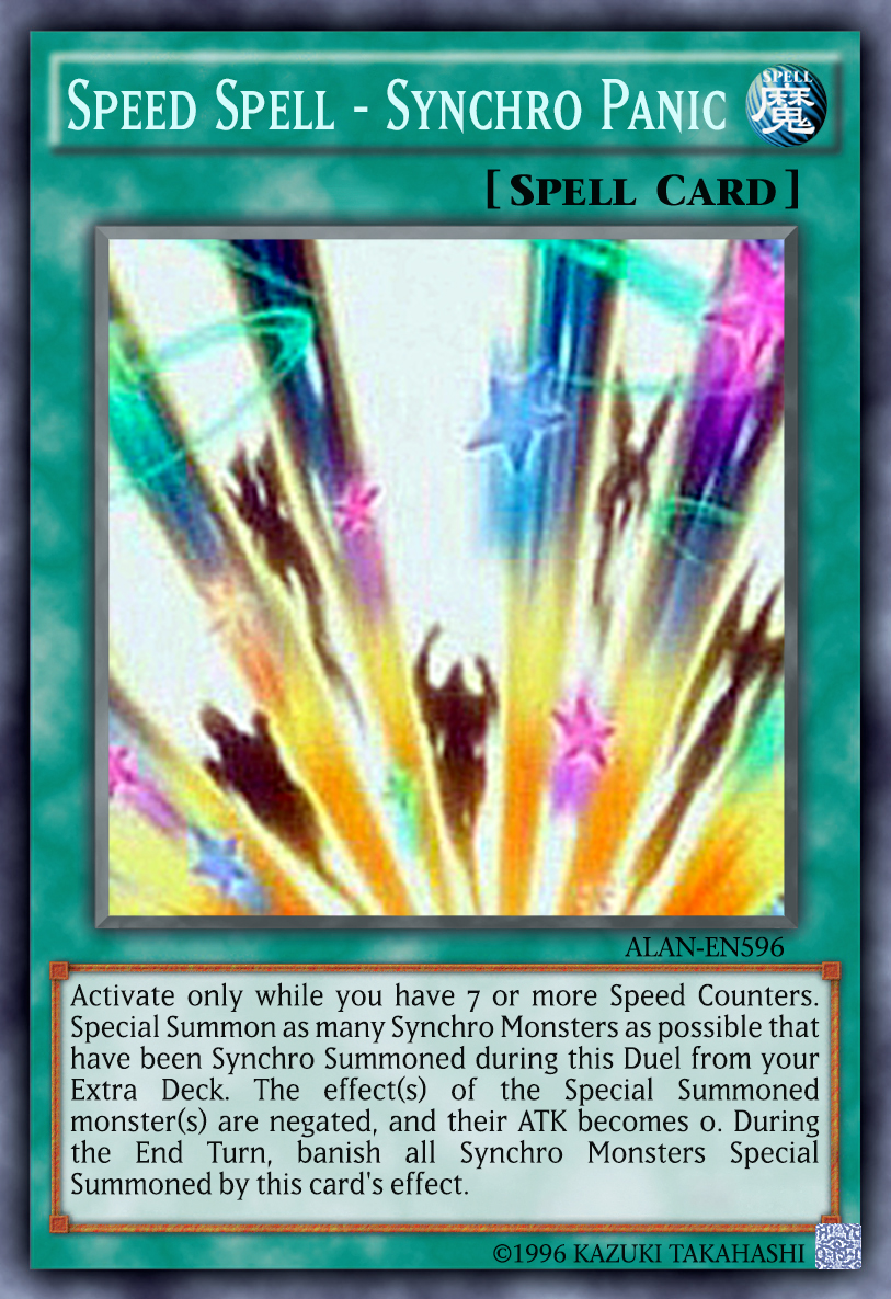 Spell Speed Speed Spell - Synchro Panic by AlanMac95 on DeviantArt