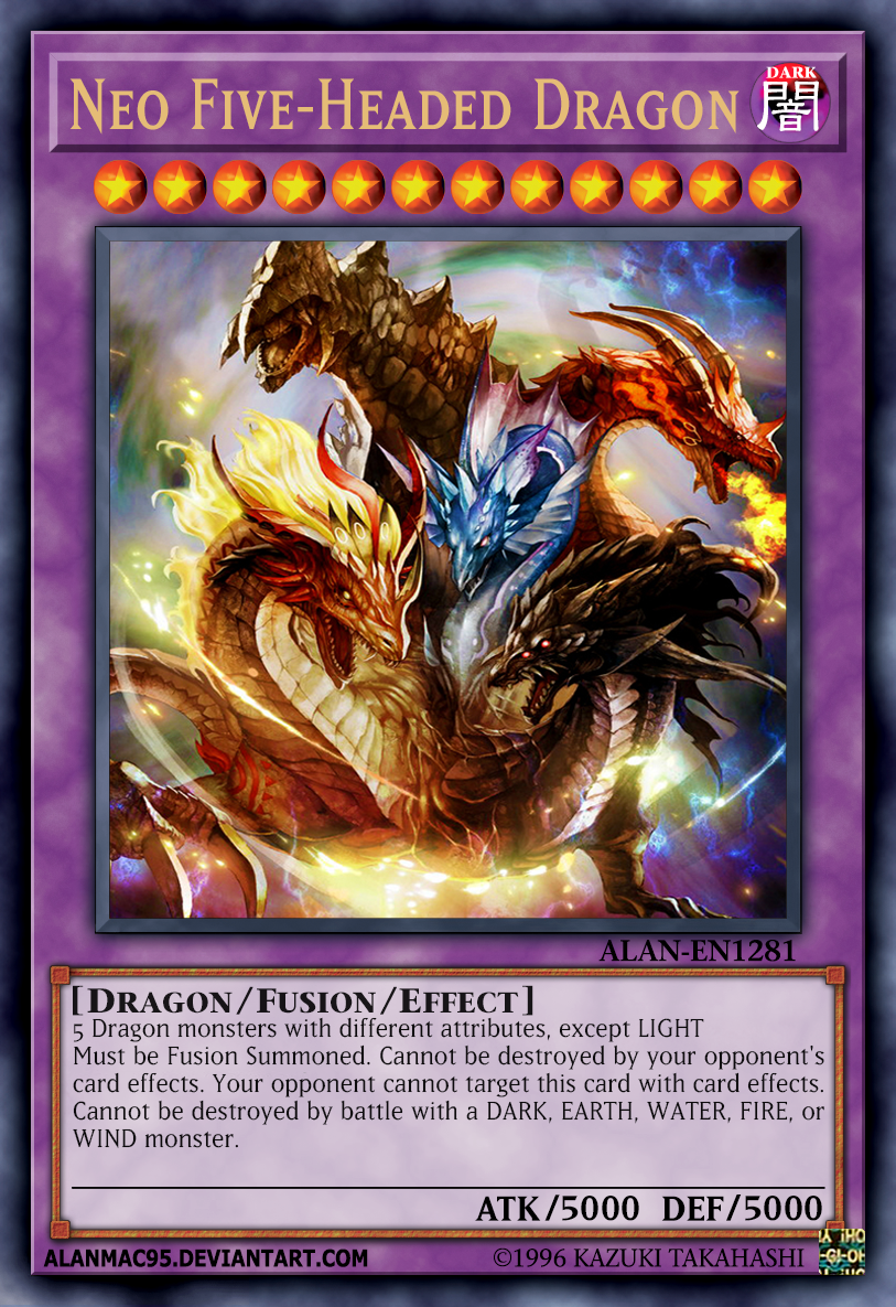 yugioh 5 headed dragon deck Five Card wind or Dark monster Yugioh Five-Headed Dragon Deck -