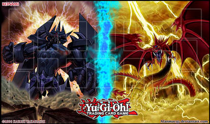 Obelisk VS  Slifer - Playmat