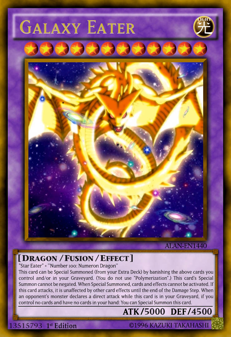 yugioh star eater deck YU-GI-OH! - (MP14-EN096) - Mega Pack 2014-1st Edition may be 1st or Unlimited Edition Galaxy Eater by AlanMac95 on