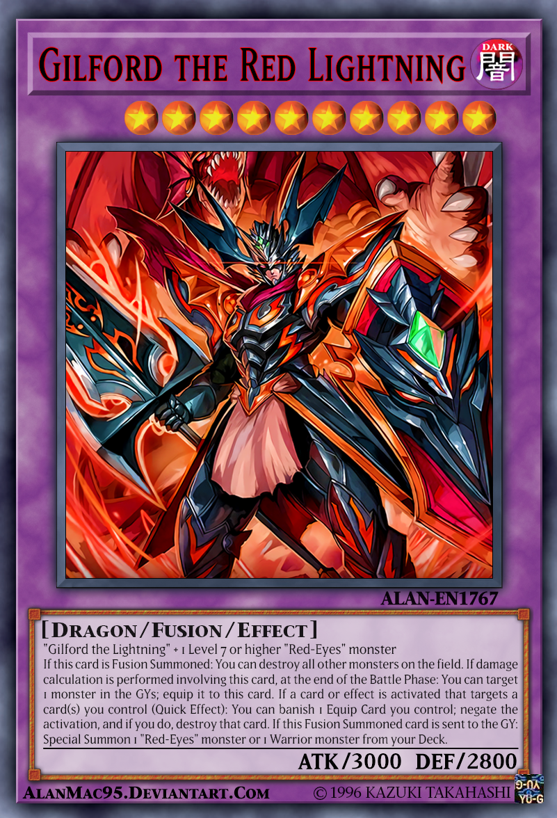 yugioh gilford the lightning deck may be 1st or Unlimited Edition Yugioh! Speed Duel: THE BEST