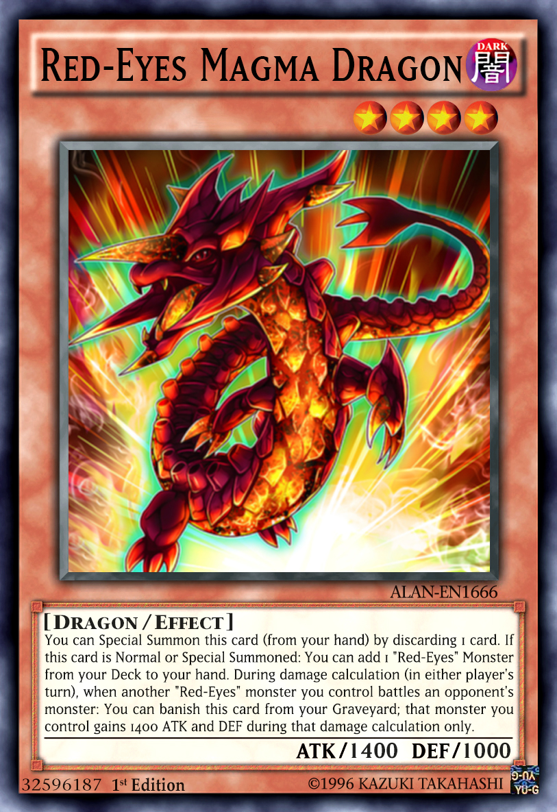 Red-Eyes Magma Dragon by AlanMac95 on DeviantArt