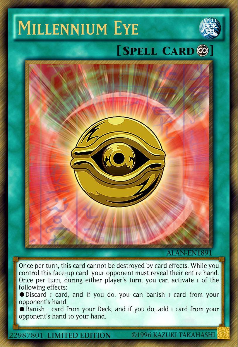 yugioh millennium eye card Amazon.com: Yu-Gi-Oh! - Millennium Eye - SS01-ENCS3 - Common - 1st Edition - Speed Duel Decks