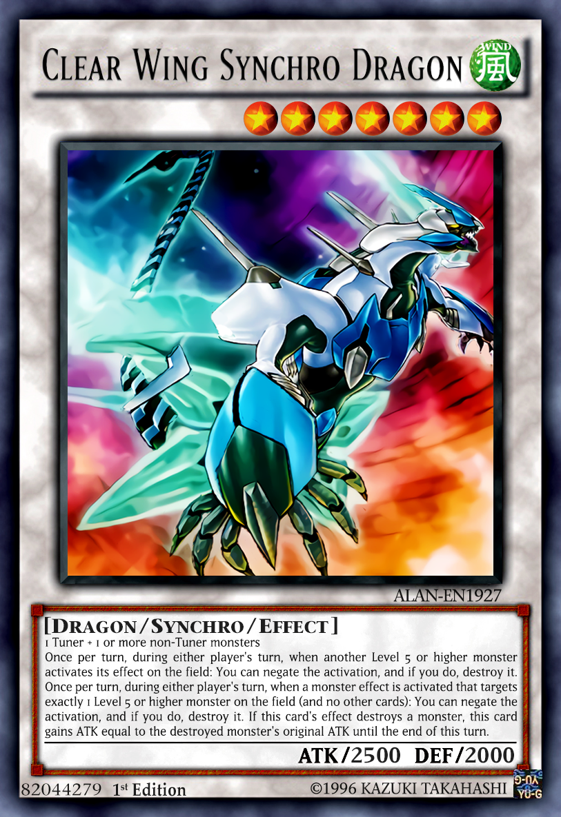 Clear Wing Synchro Dragon