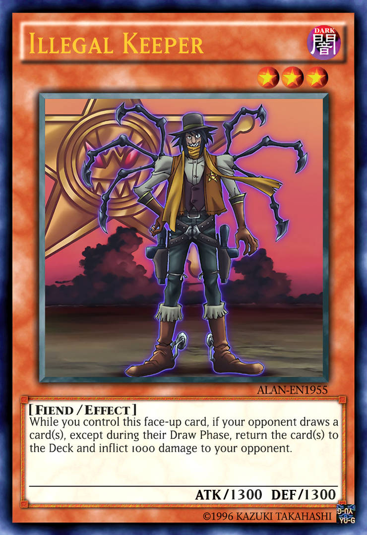 illegal cards yugioh Knight - DIFO-EN023 - Secret Rare and if you do Illegal Keeper by AlanMac95 on