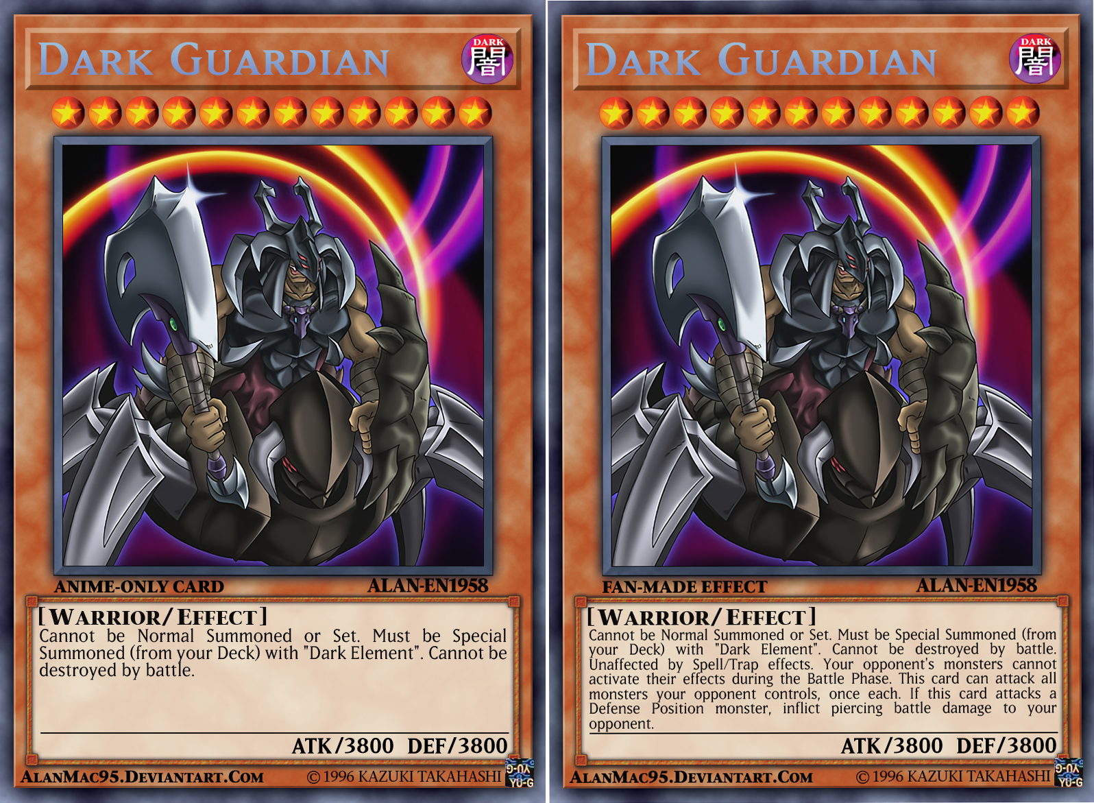dark guardian yugioh card YU-GI-OH! - PHNI-EN013 - Common Dark Guardian (anime) | Yu-Gi-Oh!