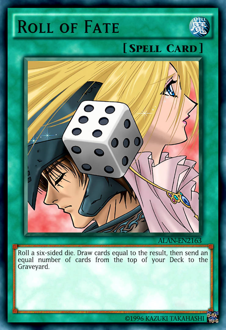 yugioh card of fate - DUOV-EN052 - Ultra Rare then draw 1 card Roll of Fate | Yu-Gi-Oh!