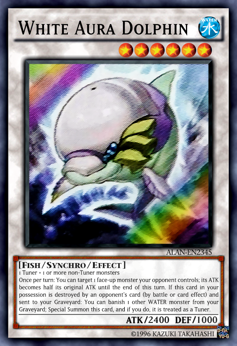 White Aura Dolphin