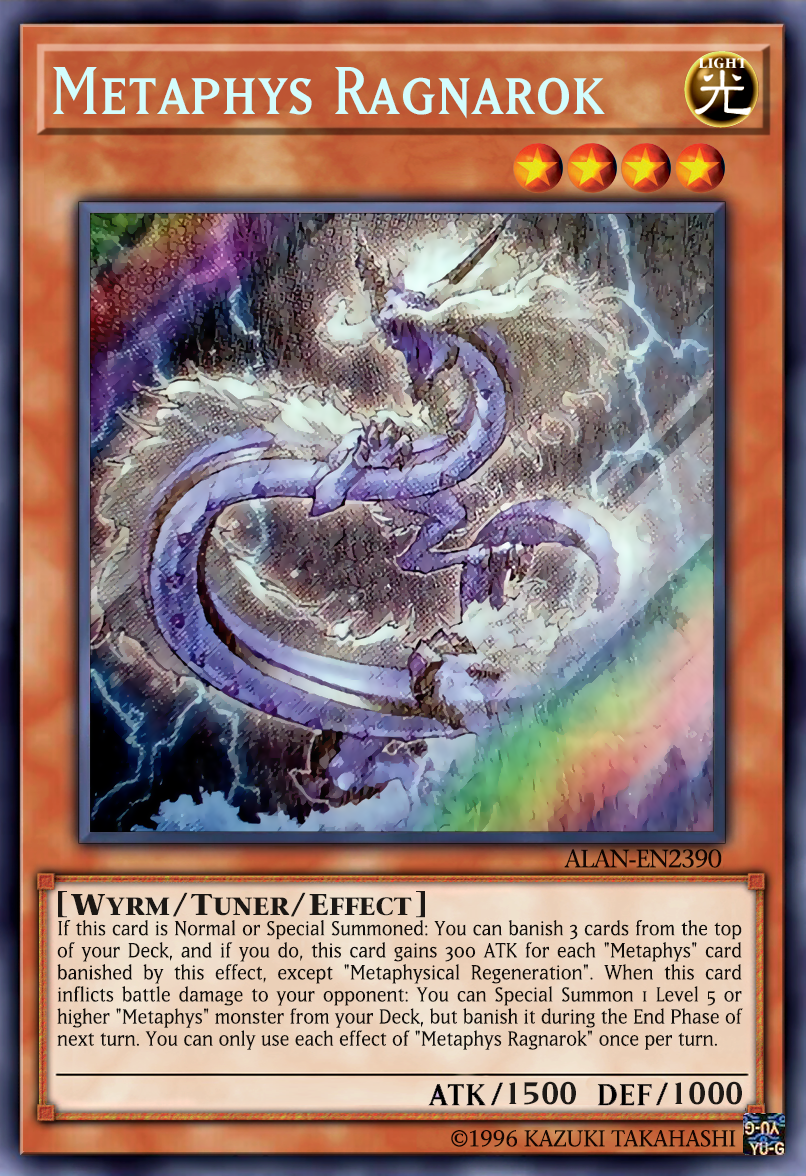 metaphys yugioh deck YU-GI-OH! - Armed Dragon (DUEA-EN003) - Duelist Alliance - Unlimited Edition may be 1st or Unlimited Edition Metaphys (March 2026) by IsaacParkest