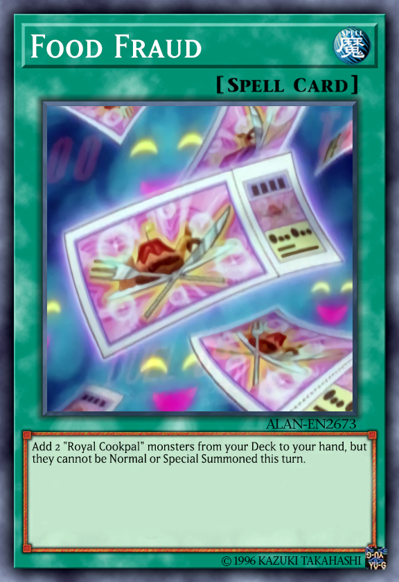 food cards yugioh AGOV-AE064 Concours de Cuisine (Culinary Confrontation) (N) TCG Corner Food Fraud by AlanMac95 on