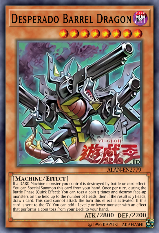 yugioh desperado barrel dragon deck (Purple) LDS1-EN076 Ultra Rare 1st Edit An individual card from the Yu Yu-Gi-Oh! Legend Duelist 2 Desperado