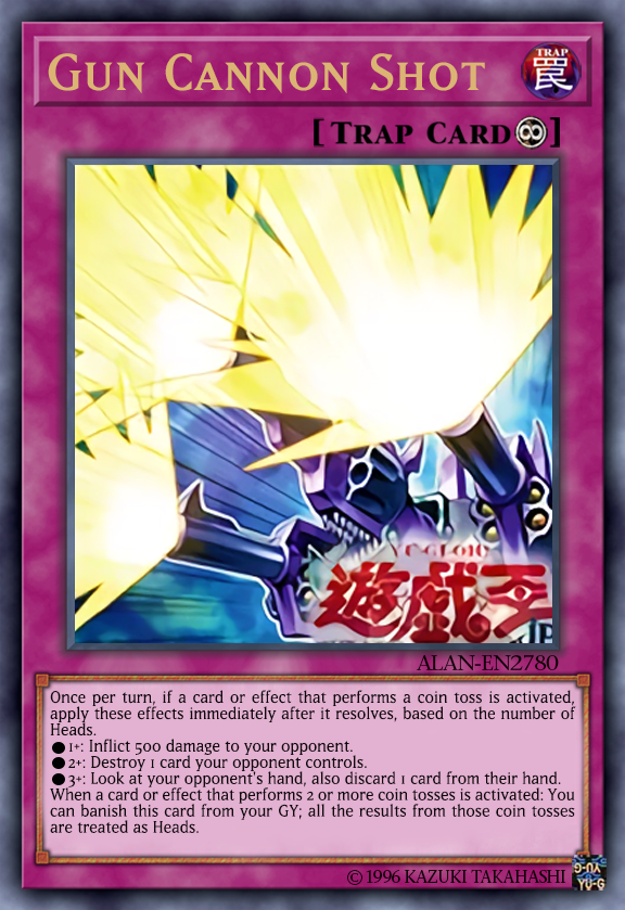 gun yugioh card Yu-Gi-Oh! Swordfight Beast Dipper GLAS-EN020 Holo may be 1st or Unlimited Edition gun on the other side