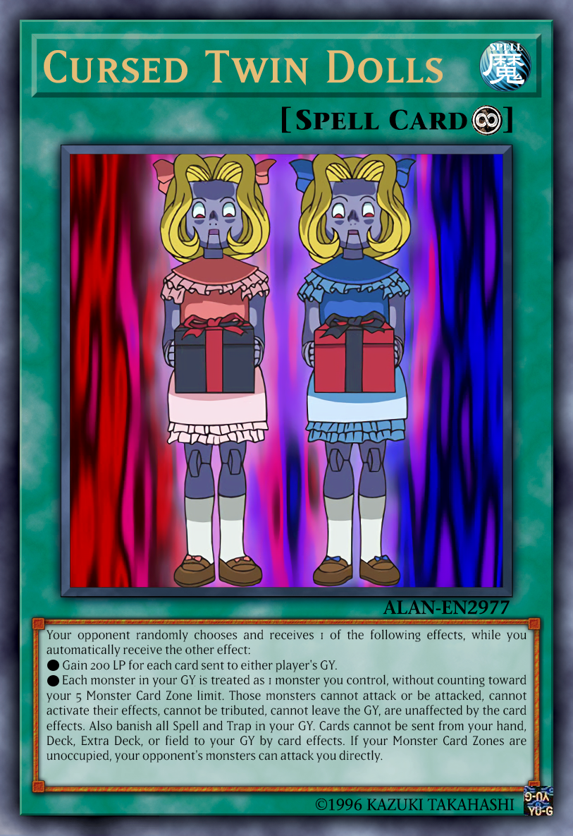 Cursed Twin Dolls by AlanMac95 on DeviantArt Cursed Twin Dolls by AlanMac95 on DeviantArt