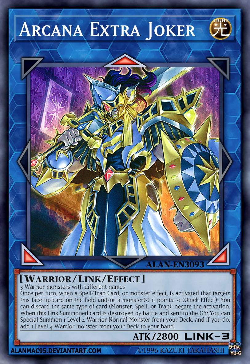 yugioh joker cards Arcana Knight - KICO-EN029 - Rare You cannot Special Summon monsters from the Extra Deck for the rest of this turn Yugioh Arcana Triumph Joker KICO-EN001