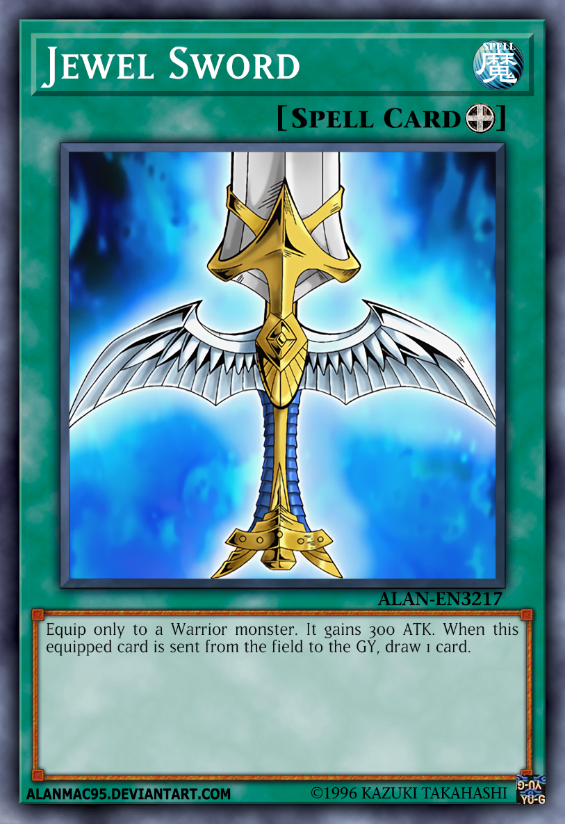 sword yugioh card Yu-Gi-Oh! - Lightforce (PSV-005) - Pharaohs Servant - 1st Edition Common Attack Jewel Sword by AlanMac95 on