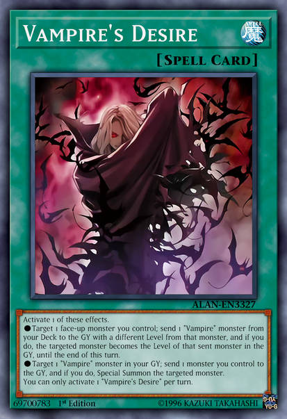 yugioh vampire spell cards Yu-Gi-Oh! Lady SD2-EN010 Mint / near mint condition trading card The new Ashened archetype in