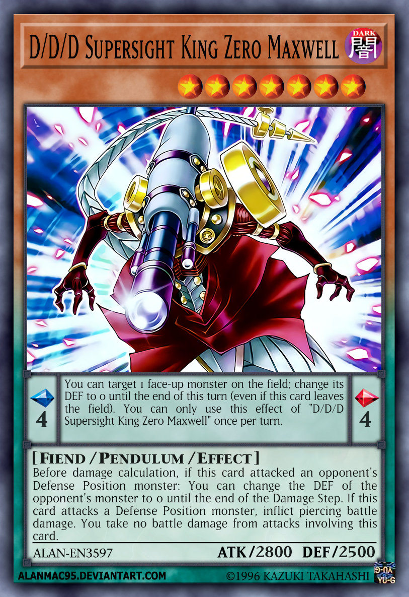D/D/D Supersight King Zero Maxwell by AlanMac95 on DeviantArt D/D/D Supersight King Zero Maxwell by AlanMac95 on DeviantArt