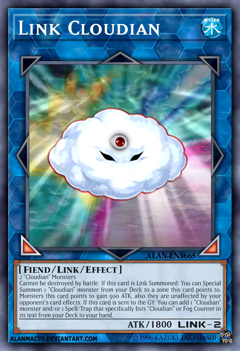 yugioh cloudian cards Game Crave Tournament Store - Squall (SGX3-ENH14) Mint / near mint condition trading card Complete Custom Deck for Yu-Gi-Oh!
