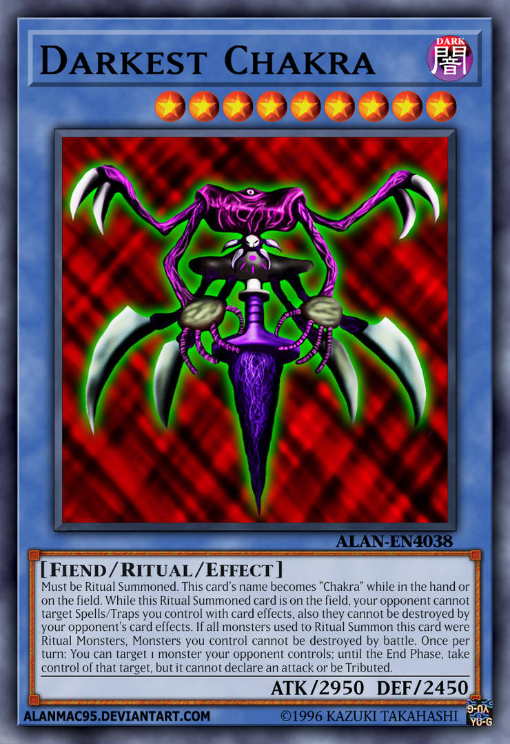 chakra yugioh card Darkest Chakra by AlanMac95 on DeviantArt