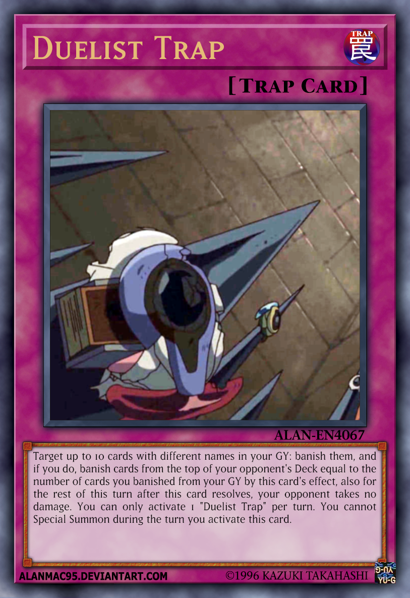 Duelist Trap By Alanmac95 On Deviantart Duelist Trap By Alanmac95 On Deviantart