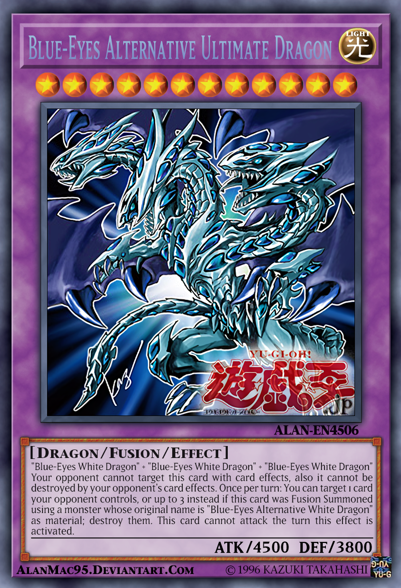 Blue-Eyes White Dragon (Alternate Art) by serenade87 on DeviantArt