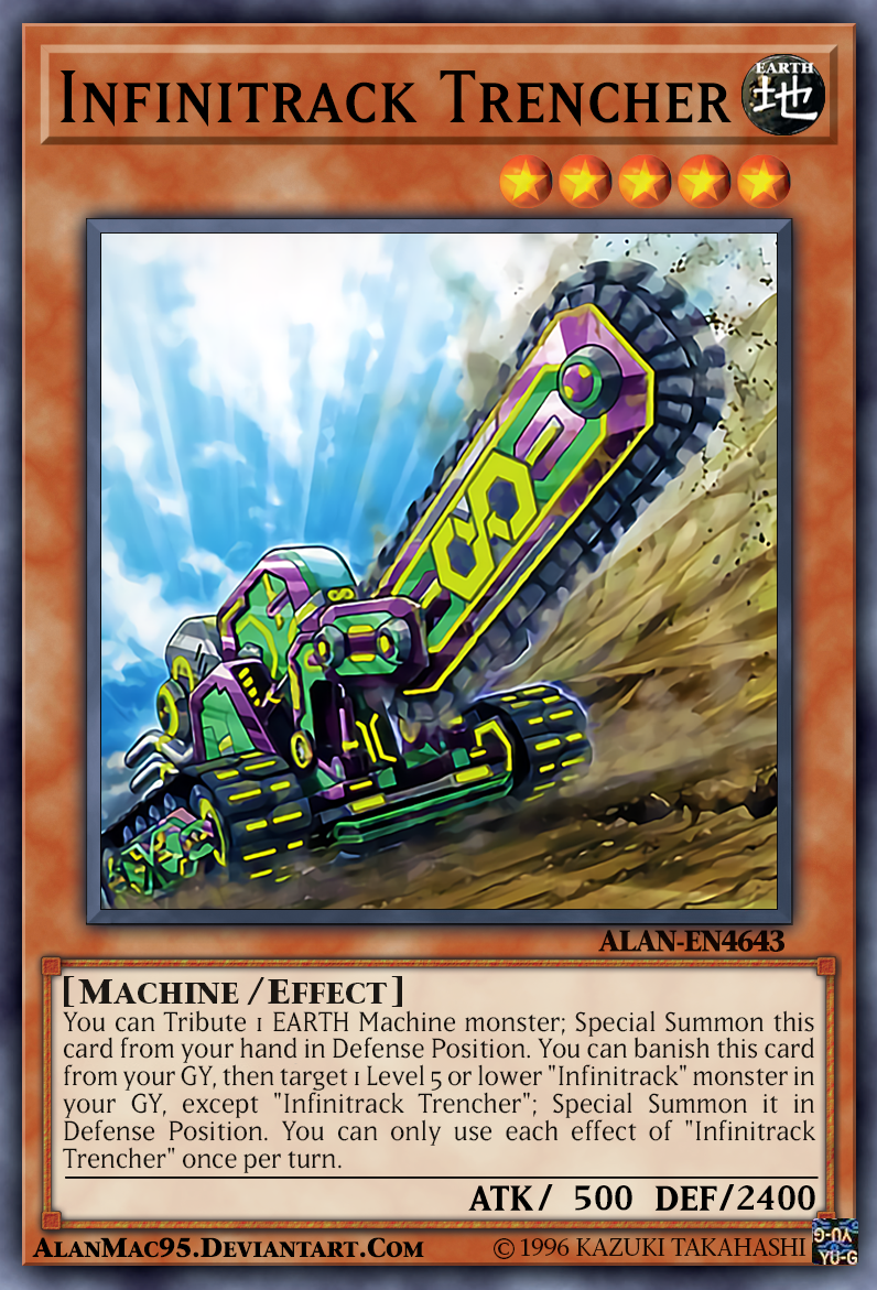 Infinitrake Cards Infinitrack Trencher by AlanMac95 on DeviantArt