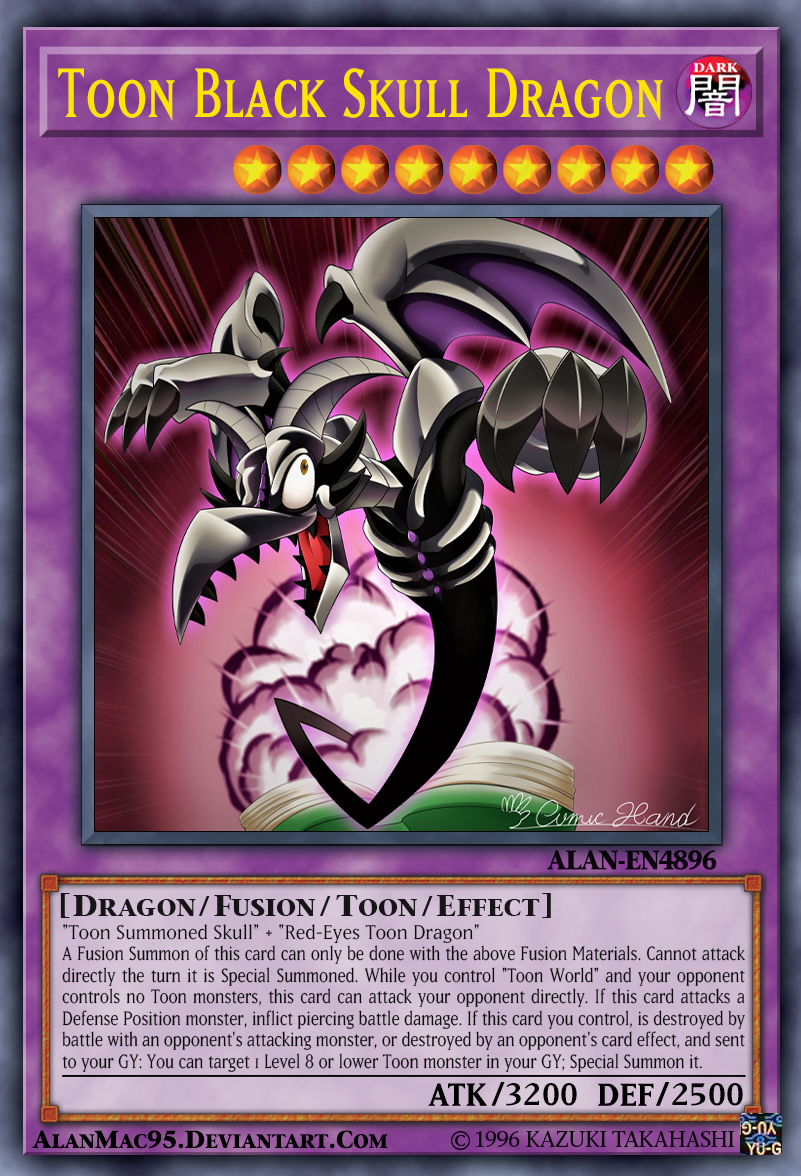 Toon Black Skull Dragon