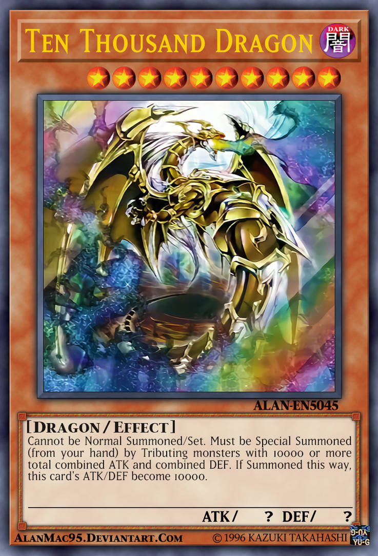 thousand dragon yugioh card BLAR-PT10K - Ten Thousand Dragon From the Metal Raiders set Thousand Dragon Card Profile :