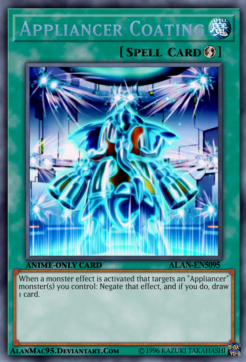 yugioh appliancer cards YuGiOh! BLAR Appliencer collection Konami Armageddon Card type I Made a Complete "Appliancer"