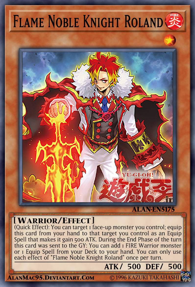 Flame Noble Knight Emperor Charles Ultimate Japanese ROTD-JP042 Yugioh