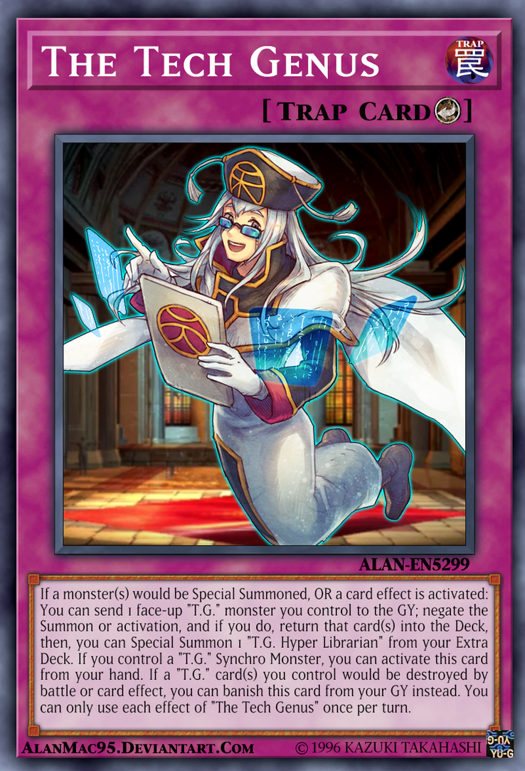 yugioh tech genus deck Suport Yu-Gi-Oh T.G Deck Profile 2026