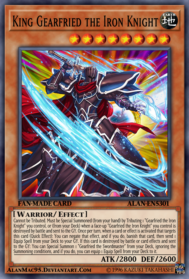 yugioh gearfried cards Gearfried the Iron Knight