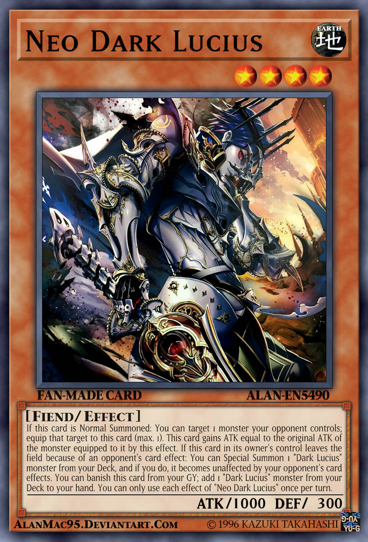 yugioh dark lucius deck Yu-Gi-Oh! - LV4 (CDIP-EN009) - Cyberdark Impact - 1st Edition Description coming soon... YuGiOh Emperor of Darkness Structure