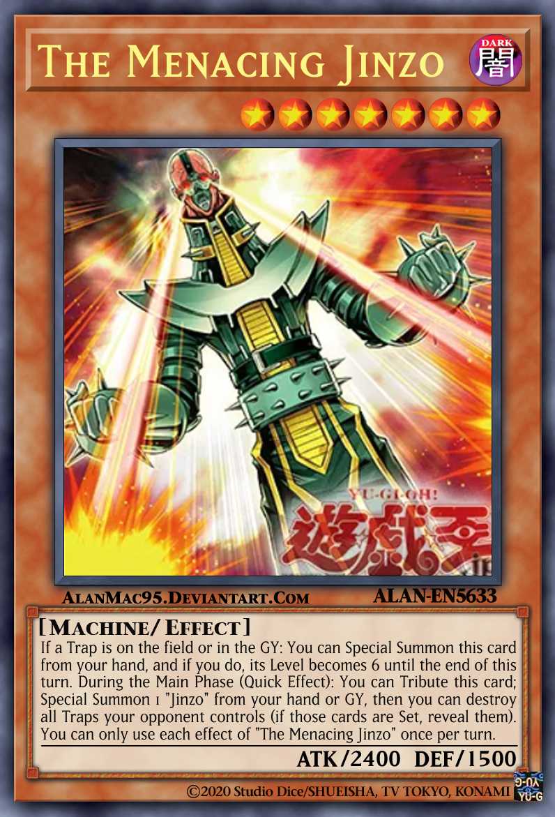 jinzo cards yugioh Card Machine/Effect The Menacing Jinzo by AlanMac95