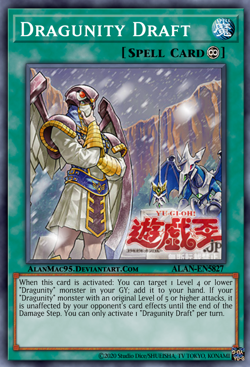 Dragunity Mat Dragunity Draft by AlanMac95 on DeviantArt