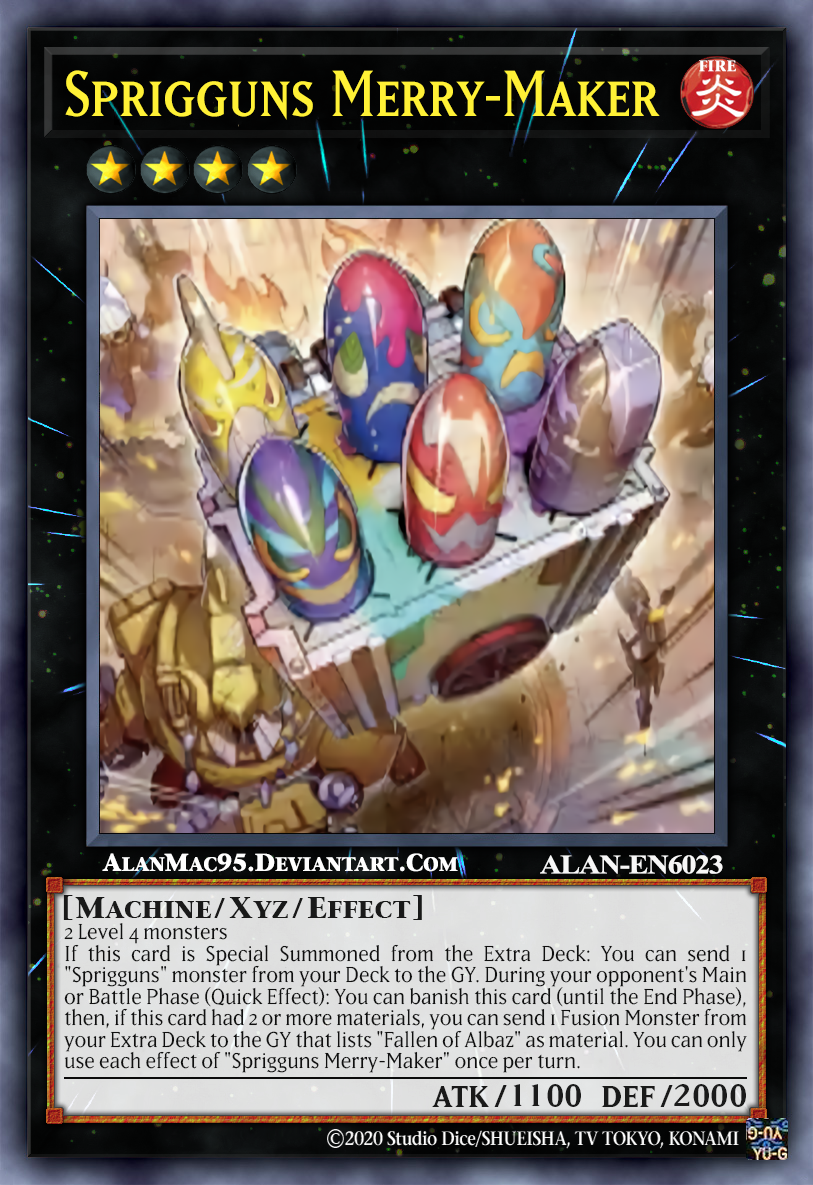 sprigguns deck yugioh Gunkan Suship 40 Cards + Extra Deck + Sleeves Budget Yugioh Decks Sprigguns Merry-Maker by AlanMac95 on
