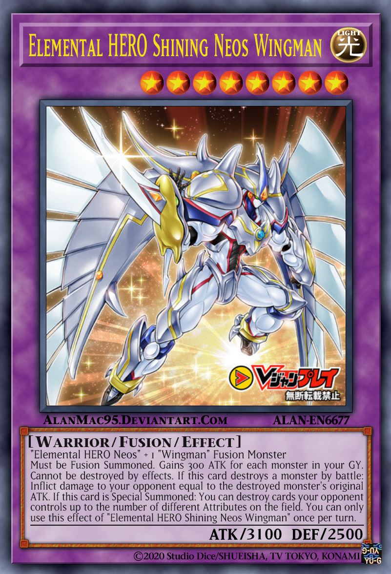 Elemental HERO Shining Neos Wingman by AlanMac95 on DeviantArt