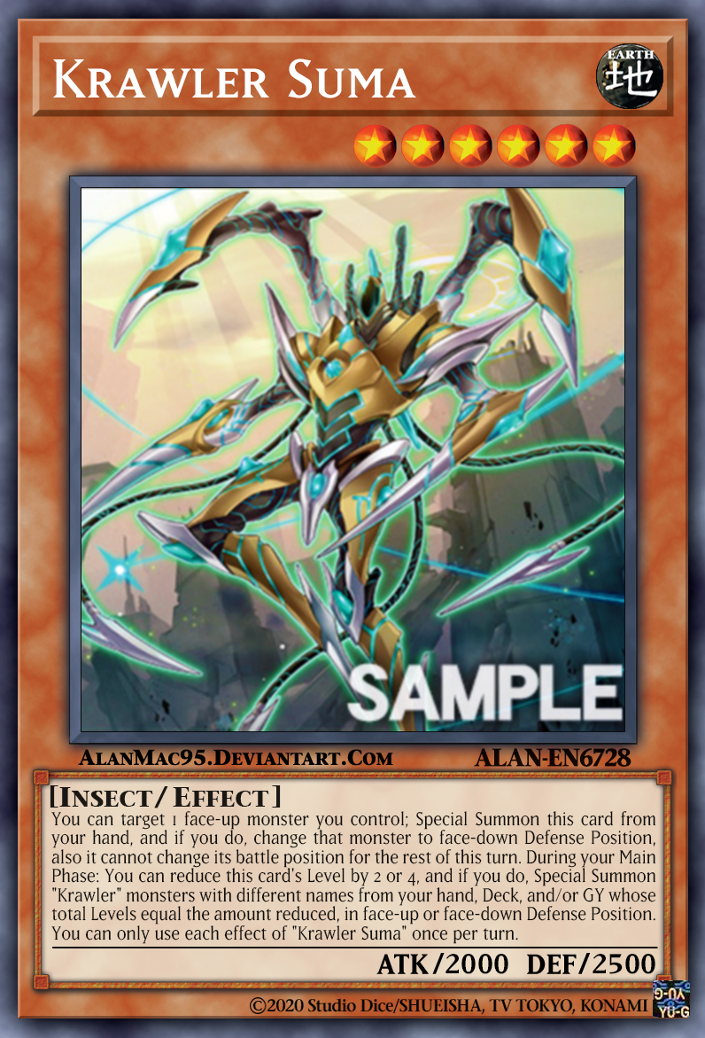 krawler cards yugioh yu-gi-oh Ranvier - CIBR-EN020 - Common - Unlimited Edition up card is destroyed by battle Krawler Suma by AlanMac95 on