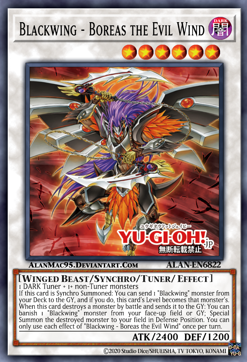 Evil Wind Blackwing - Boreas the Evil Wind by AlanMac95 on DeviantArt